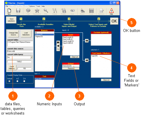 Selecting the Variables