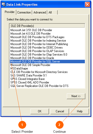 SQL UDL Wizard 3