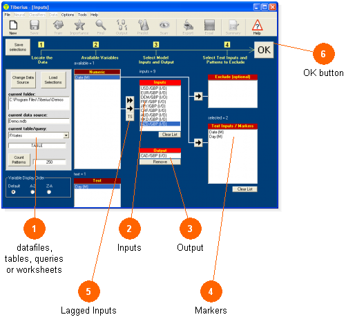 Selecting the Variables